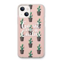 Cactus quote: iPhone 13 mini Transparant Hoesje