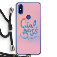 Girl boss: Xiaomi Mi Mix 3 Transparant Hoesje met koord