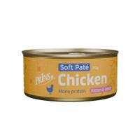 Prins Soft Paté Kitten en Adult kip natvoer kat 48 x 70 g