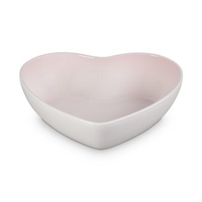 LE CREUSET - L' Amour - Serveerschaal hart 30cm Shell Pink