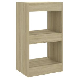 The Living Store Boekenkast Sonoma Eiken 40x30x72 cm - Bewerkt hout