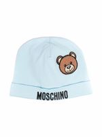 Moschino Kids bonnet à logo Teddy Bear - Bleu - thumbnail