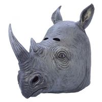 Verkleed masker neushoorn - thumbnail