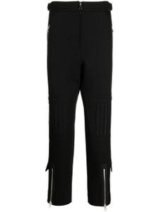 Namacheko pantalon droit à détail de zip - Noir