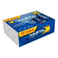 Batterijen Varta longlife power cube aaa - lr03 1,5 V AAA LR03 (12 Stuks) (12 Onderdelen)
