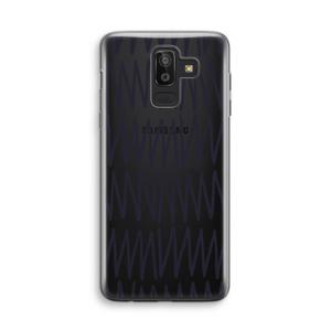 Marrakech Zigzag: Samsung Galaxy J8 (2018) Transparant Hoesje