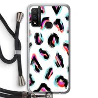 Cheetah color: Huawei P Smart (2020) Transparant Hoesje met koord - thumbnail