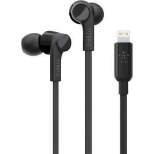 Belkin ROCKSTAR™ in-ear oordopjes met Lightning connector - Zwart