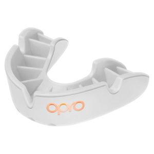 OPRO 790008 Bronze Enhanced Fit Mouthguard - White - SR