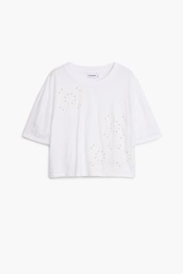 Effen T-shirt details - WHITE - L
