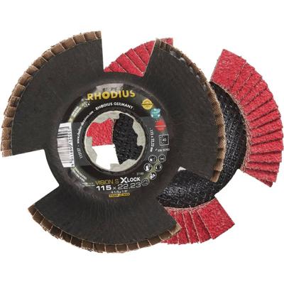 Rhodius 211401 VISION SPEED X-LOCK Lamellenschijf RVS, Staal, Non-ferrometaal 10 stuk(s)