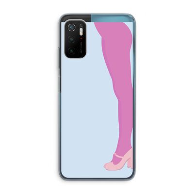 Pink panty: Xiaomi Poco M3 Pro 5G Transparant Hoesje