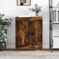 Dressoir 69,5x34x90 cm bewerkt hout gerookt eikenkleurig