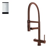 Selsiuz Inox XL kokend water kraan met titanium single boiler copper - thumbnail