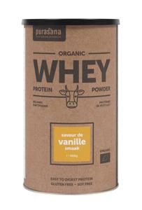 Purasana Whey proteine - vanille bio (400 gr)