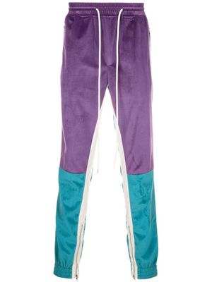 God's Masterful Children velvet retro trousers - Violet