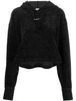Nike hoodie en velours à logo brodé - Noir