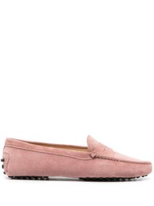 Tod's mocassins Gommino Driving en daim - Rose