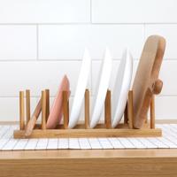 Massief hout schotel DRIP rack Plaathouder maat: 30x12x10cm