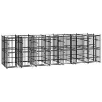 Hondenkennel 12,9 m² staal