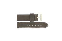 Horlogeband Fossil BQ2032 Leder Bruin 24mm