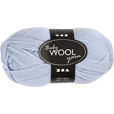 Creativ Company Baby garen, l: 172 m, lichtblauw, 50 gr/ 1 bol