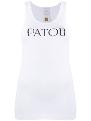 Patou débardeur en coton biologique - Blanc