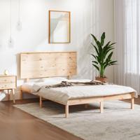 Bedframe zonder matras massief grenenhout 140x190 cm