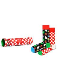 Happy Socks - Candy Cane & Cocoa Gift Se Katoen Unisex