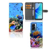 OPPO A77 5G | A57 5G | Telefoonhoesje | Met pasjeshouder | Vissen