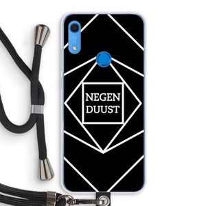 Negenduust geometrisch: Huawei Y6s Transparant Hoesje met koord