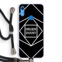 Negenduust geometrisch: Huawei Y6s Transparant Hoesje met koord