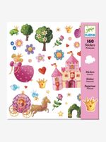 160 stickers Prinses Marguerite DJECO meerdere kleuren - thumbnail