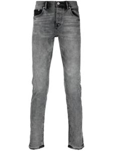 Purple Brand jean skinny à patch logo - Gris
