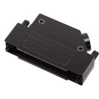 encitech D45ZK37-BK-K 6560-0116-14 D-sub behuizing Aantal polen: 37 Volledig metaal 45 ° Zwart 1 stuk(s)