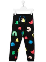 Stella McCartney Kids pantalon de jogging à imprimé abstrait - Noir - thumbnail