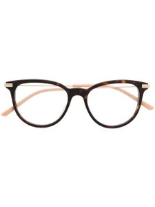 Gucci Eyewear lunettes de vue à monture ronde - Marron