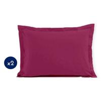 Set van 2 kussenslopen - LOVELY HOME - LH71603 - 50 x 70 cm - Fuchsia