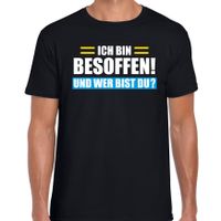 Apres ski t-shirt Ich bin besoffen zwart heren - Wintersport shirt - Foute apres ski outfit Apres ski t-shirt Ich bin besoffen zwart heren - Wintersport shirt - Foute apres ski outfit