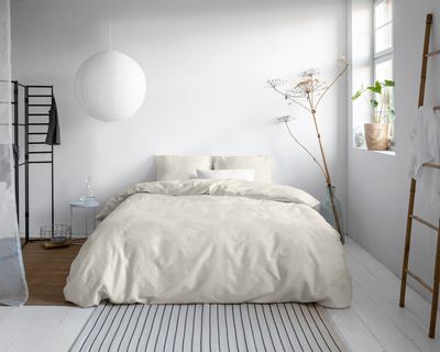 Primaviera Deluxe - Uni Satijn Dekbedovertrek Katoen-Satijn - Crème - 240 x 220 Primaviera Deluxe - Uni Satijn Dekbedovertrek Katoen-Satijn - Crème - 240 x 220
