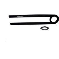 Hebie chainglider 350 full chain guard, bosch, front