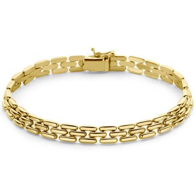 Armband Panter geelgoud 6,5 mm 20 cm