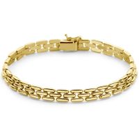 Armband Panter geelgoud 6,5 mm 20 cm