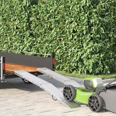 Laad Ramp 2 pcs Zilver 166 x 22,5 x 4,5 cm Gegalvaniseerd staal