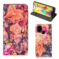 Samsung Galaxy M31 Smart Cover Bosje Bloemen