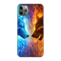 Fire & Ice: Volledig geprint iPhone 11 Pro Max Hoesje