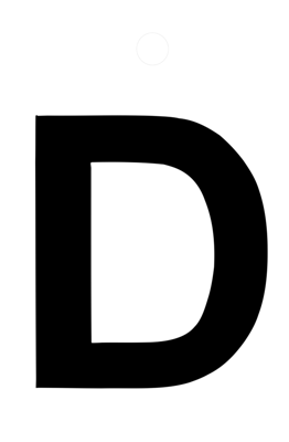 Metafranc Plakletter 35Mm Zwart D - WU0511060