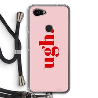 Ugh: Pixel 3a Transparant Hoesje met koord