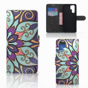 Huawei P30 Pro Hoesje Purple Flower