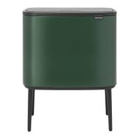 Brabantia Bo Touch Bin Afvalemmer 11 + 23 L - Pine Green - thumbnail